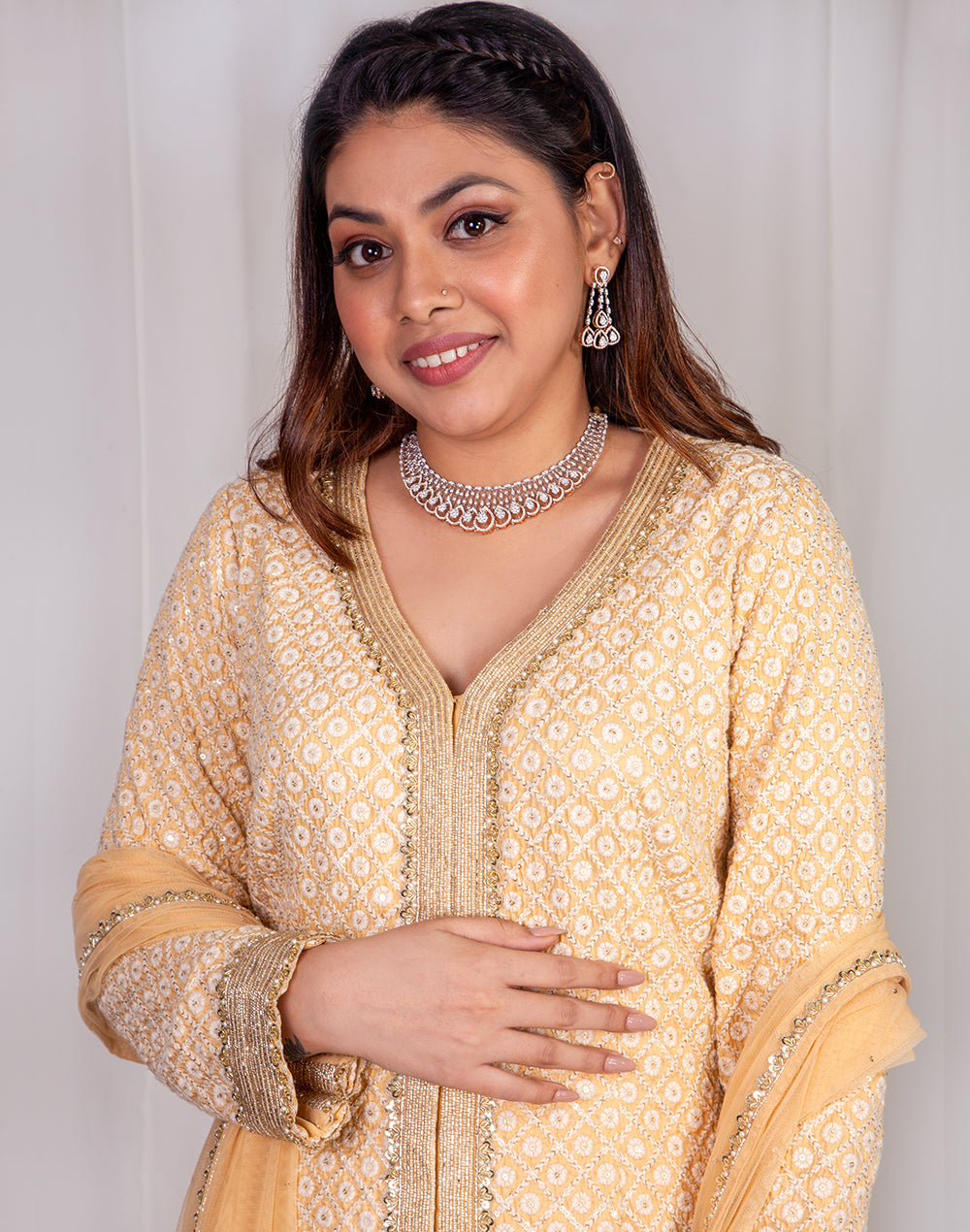 The Heer Kurta, Palazzo and Dupatta set
