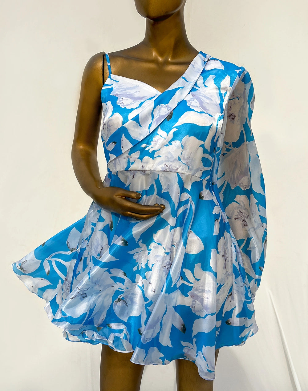 Summer Blue Bloom Dress