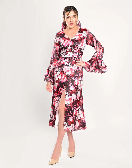 Fuchsia Fields Dress