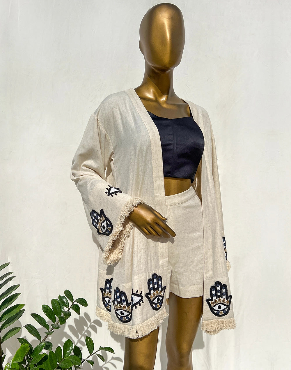The Gazing Evil-Eye Jacket Set