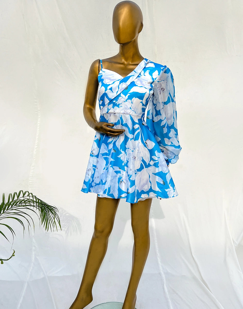 Summer Blue Bloom Dress