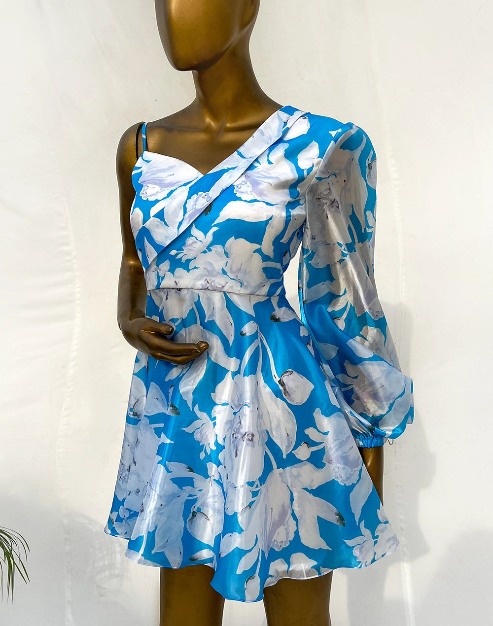 Summer Blue Bloom Dress