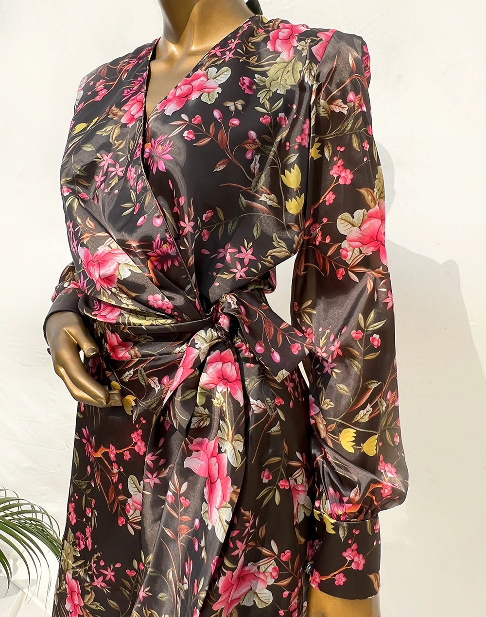 Edgy Exotic Floral Dress