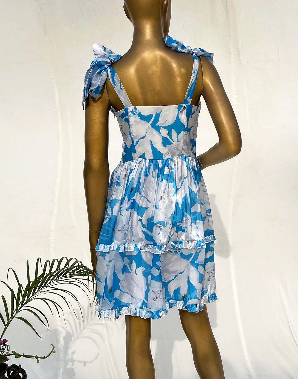 Blue Daisy Short Dress