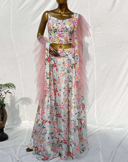 The Floral Essence Lehenga Set