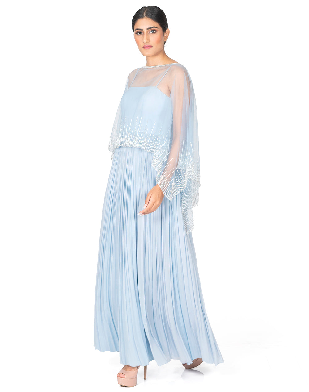 The Aadya Cape Gown