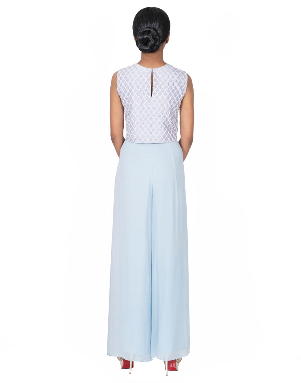 The Ayra Crop Top & Palazzo Set