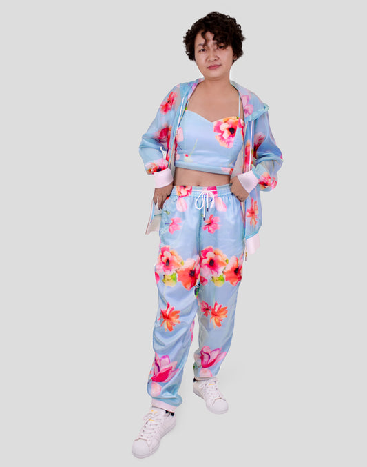 The Ethereal Sky-Blue Co-ord Set