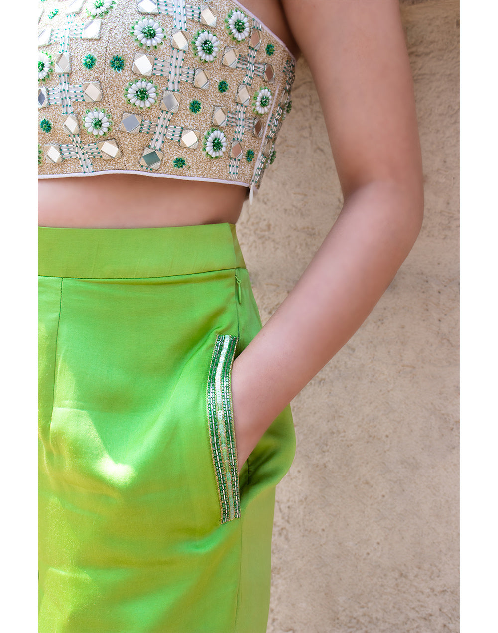 The Venus Bustier, Tunic & Pant Set
