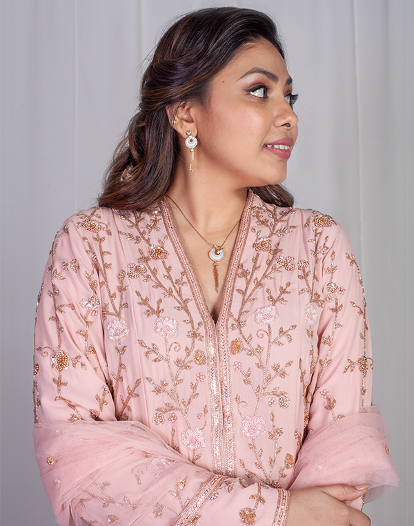 The Saanjh Kurta, Churidar and Dupatta set