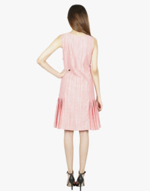 Allure Pink Pleated Dress