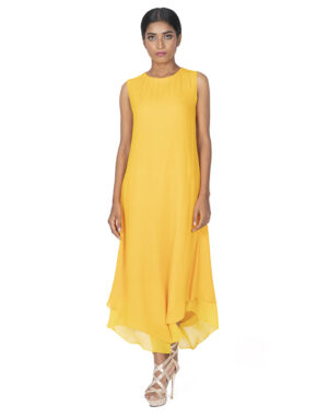 THE ANIKA DOUBLE LAYERED MAXI FRONT