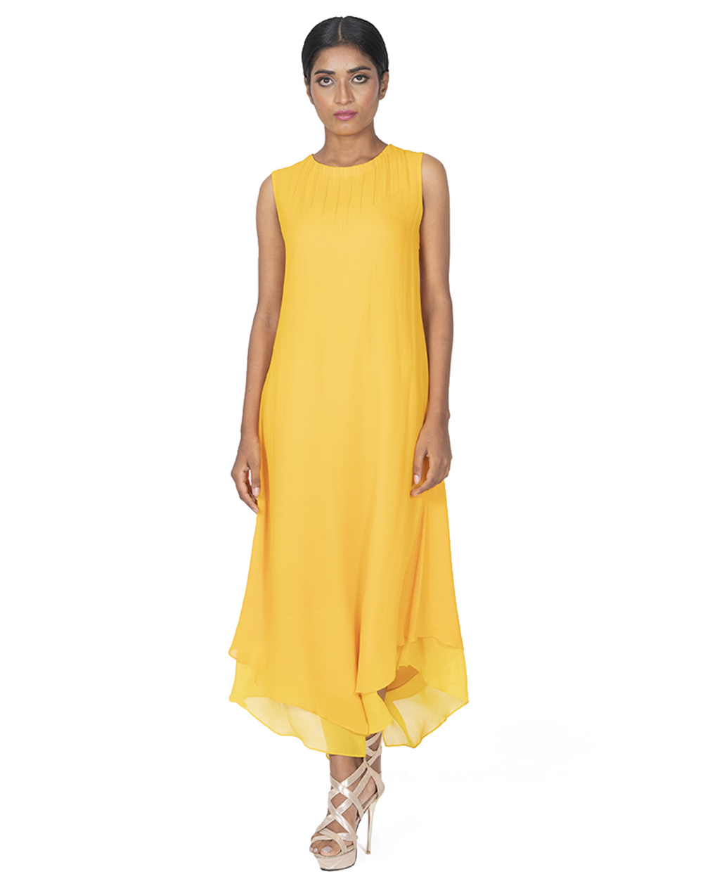 The Anika Double Layered Maxi | Best Online Clothing Store in Mumbai - Anj